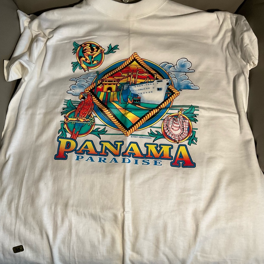First Impressions Panama Paradise Graphic Tee - Multicolor